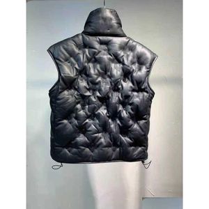 Mens Vests Designer Fashion and Womens Autumn Winter Vest Jacket varm ytterkläder ärmlös avslappnad daglig kappa ned storlek S-XL Drop Deliv OTFSC