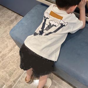 Tshirts 키즈 디자이너 옷 아이 티셔츠 114 세 소녀 소년 짧은 소매 탑 100면 편안한 통기성 약탈 아기 티 럭셔리 브랜드 여름