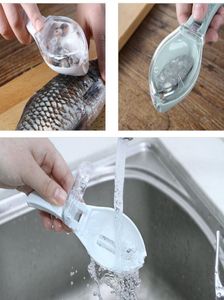 Ferramentas de limpeza de peixes de plástico Scales Scales Disposited Home Kitchen Ferramentas de cozinha 3Colors AN23501845748