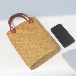 Evening Beach Bags Grass Woven Handbag Bag Summer Vacation Niche Handmade Women's Hand-held