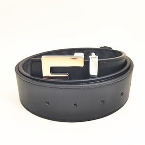 Män Belt Belt Women Designer Belts 4.0 cm breddbälten Märke F Buckle äkta Leather Classic Woman Man Business Belts BB Simon Belt Enkla smidiga spännebälten