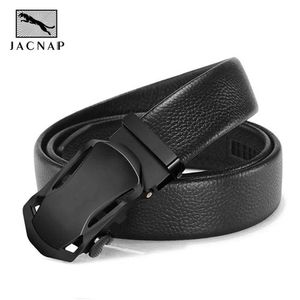 Belts Jacnaip mens casual business mens cow belt automatic adjustable mens gift belt famous workC420407