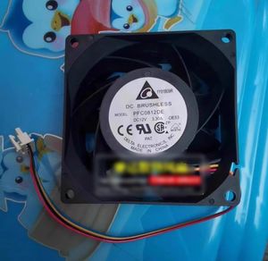 Бесплатная доставка Новая Delta PFC0812DE 8038 12V 3.3A Четырех проволочных шасси на сервере PWM