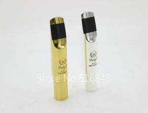 Högkvalitativ Dukoff Metal Silver Plated Alto Tenor Soprano Saxophone Mouthpiece Brand Musikinstrument Tillbehör Storlek 5 6 7 8 4401682