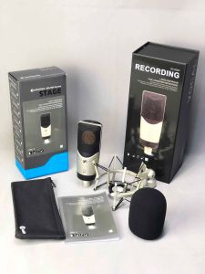 マイク高品質MK4コンデンサープロフェッショナルマイクラルジアフラグCardioid Studio Microphone Computer Vocal Recording Mic