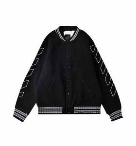 Street Mens Short Jacket 3D Sketch Line Arrow Metal Schnalle Baseball Uniform Damen Terry plus Samtpullover HipHop Unisex Stand8868325