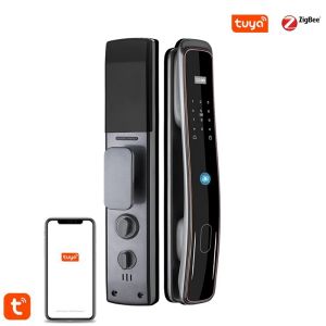 Sperren Zigbee Tuya WiFi App Smart Fingerabdruck Tür Schloss Home Automatisierung Digitales Passwort Tastatur IC -Karten Antitheft Electronic Lock