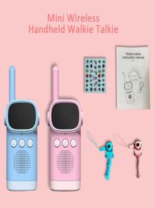 2 pezzi Electronic Kids Walkie Talkie Toys Children Gadgets Gadgets Telefono radiofonico 3km Range di compleanno di Natale Regalo per ragazzi Girls5172727