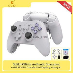 Controladores de jogo Joysticks Gulikit KK3 MAX Controller NS39 Kingkong 3 Game Board com Hall Effect Joystick e Trigger Adequado para Switch Windows Q240407