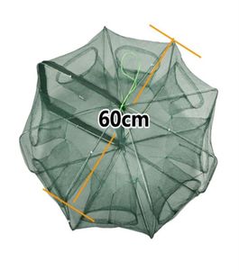 16Holes Folded Portable Hexagon Fishing Net Network Casting Crayfish Catcher Fish Trap Shrimp Catcher Tank Cages Mesh Nets266G7432078