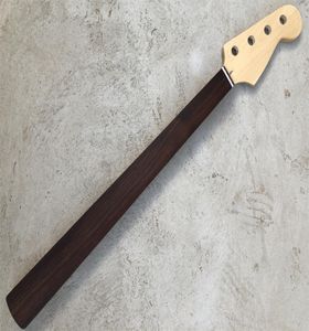 Fretless Elektrik Bas Boynu 20 Fret 34inch Gül Ağacı Klavye Somun 42mm Parlaklık