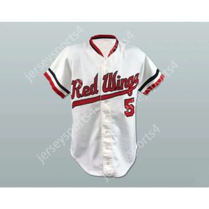 GDSIR CAL RIPKEN JR 5 ROCHESTER RED WINGS Baseball Jersey szyte nową ed