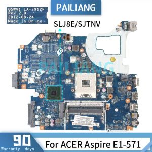 Scheda madre Q5wv1 LA7912P per Acer Aspire V3571 V3531 E1571 Mainboard NBC0A11001 NB.C0A11.001 SJTNV/SLJ8C DDR3 Motherboard Laptop Tested