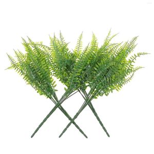 Decorative Flowers 4 Pcs Simulated Persian Grass House Plant Stem Decor Faux For Home Fake Plants Artificial Indoor Realistic