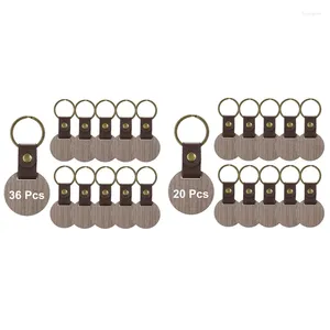 Chaves de chaves de madeira em branco Tags personalizadas Tags pequenas de corrente de nogueira a granel em massa laser