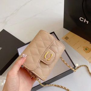 Дизайнерский кошелек CH Bag 90% Factory Hot Sale Wholesale Новая кожаная классическая Ringer Vintage кошелек модель дизайн портативный плеч