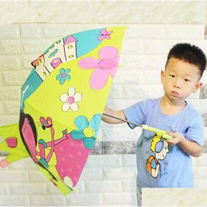 Regenausrüstung kreative Kinder Tier 3d Ohr Regenschirm süße Cartoon vergebracht