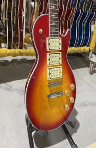 ACE Custom ACE Frehley Cherryburst Color LP Guitara elettrica con pickup Hummbucker5080625