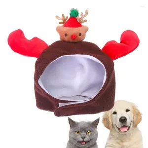Собачья одежда кошка Санта -Шляпа кошки рождественские костюмы дышащие домашние костюмы для маленьких и средних и собак домашние животные