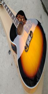 أعلى جودة الصلبة تنوب J200 الجيتار الصوتية السلحفاة Pickguard Maple Body J200VS Guitarra4251759