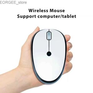 Möss 2,4G trådlös mus för MacBook -surfplatta dator bärbara dator pc gaming möss gamer slim office tyst trådlös mus USB bärbara möss y240407