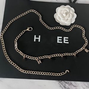 Bältesdesigner Tassel Gold Belt Chain for Women Dresses Silver Fringe Casual Fashion Elegant Luxury midjeklänning 105 cm