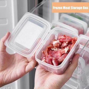 Dinnerware 5PCS Refrigerator Storage Box Grade Freezing Special Preservation Divided And Sealed Can Be Microwave Oven