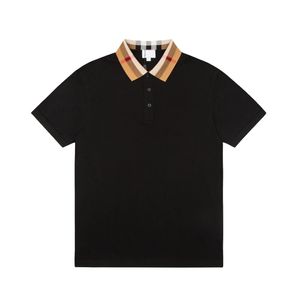 2024SS Summer Luxury Italy Polo Designer Рубашки High Street Вышивка подвязки для змей маленькая пчела для печени