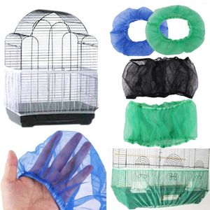 Andere Vogelversorgung Easy Reinigungskäfigabdeckungen Mesh Seed Catcher Guard Net Shell Rock Staubsicheres luftiges Papageienabdeckung 1 PC