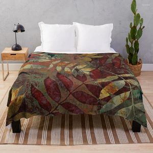 Decken Autumn Soul Leopard Druck einfacher Deckung zu Hause werfen Decke