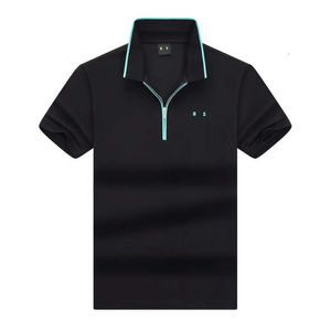 Patronlar Polo Gömlek Erkek Polos Tişörtleri Tasarımcı Günlük İş Golf T-Shirt Saf Pamuk Kısa Kollu T-Shirt ABD Yüksek Sokak Moda Marka Yaz Top Giyim J04F