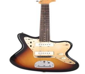 Custom 1959 Jazzmaster czeladnik Faded 3Tone Sunburst Electric Guitar szerokie Lollar Pickups Old Body Amber Switch Cap Vintage7978351