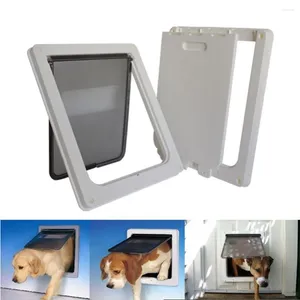 Cat Carriers Extra Large ABS Plastic Pet Dog Lockable Security Flap Door Gate Frame