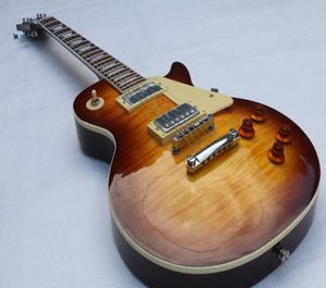 BrinkleyアップグレードカスタムショップTiger Flame 1959 Electric Guitar Standard Electric Guitarra6717662