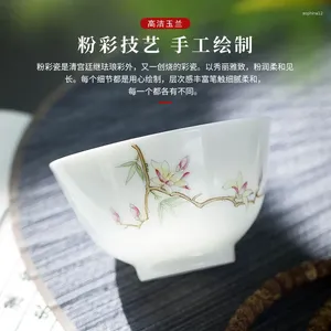 Zestawy herbaveware jingdezhen ręcznie malowany pastel master filiżanka pojedyncza wysokiej klasy porcelanowa herbata herbata duża