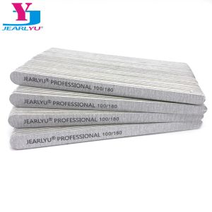 Tools 500pcs Grey Wood Nail File Buffer Polishing Block Sanding File Smalto Semipermanente 100/180 Grit Nail Tool Straight Thick Stick