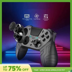 Game Controllers Joysticks Wireless controller with dual vibration Bluetooth game board programmable turbo function for Android console Q240407