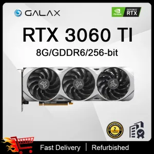 キーボードGalax RTX 3060 Ti Metal Master OC 8GB GDDR6 PCIE4.0 256BIT 8PIN GAMING VIDEO CARD PLACA DE GRAPHICS CARD GPU 3060TI