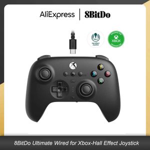 Game Controllers Joysticks 8 BitDo Ultimate Wired Game Controller Gamepad with Hall Effect Joystick for Xbox Series S X Xbox One for Windows 10 and Above Q240407