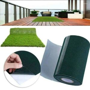 Decorative Flowers 300 1000cm Practical Durable Lawn Grass Carpet Artificial Turf Seaming Fix Self Adhesive Joining Tape Garden Supplies