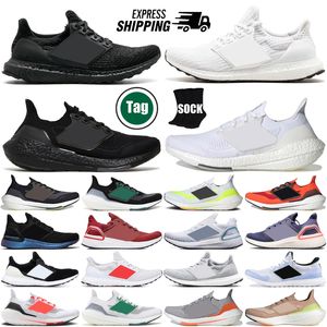 Deisgner correndo sapatos ao ar livre Ultraboost para homens triplos pretos brancos brancos laranja homens treinadores tênis tênis 36-45 Qualidade