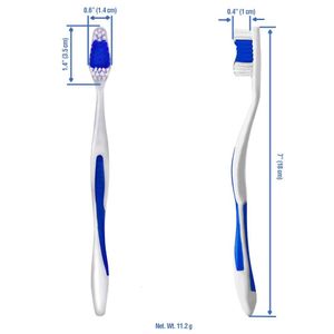 1000 embalagens por atacado de pacote de escovas de dentes clássicas padrão - compra a granel para consultórios odontológicos, hotéis e uso pessoal - alta qualidade e acessível