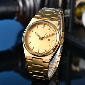 Herren -Uhren -Skelett -Designer -Watch hochwertiger Edelstahlgurt 2024 Luxusgeschäft 40 mm automatisch Quarz Uhr Timing Metall -Diales Großhandel