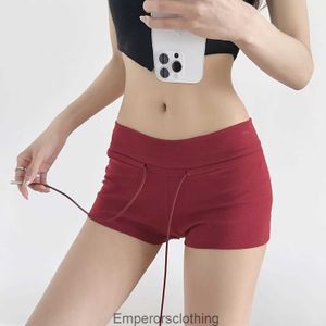 American Girls Girls High Waist Shorts Womens 2024 Primavera/Summer Nuovo stile Slip Slim Slip Sports e pantaloni casual Hot