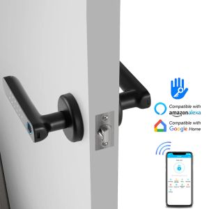 Lock Wireless Biometric Smart Lock Fingerprint Password Electric Digital Lock TTlock Zinc Alloy Keyless Security Door Handle for Home