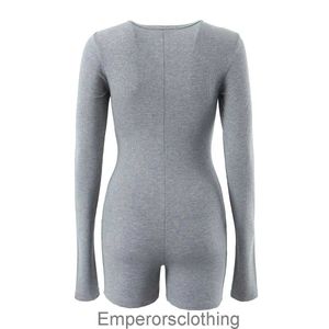 INS rotondo a cucciolo mezzo aperto pulsante elastico slim fit turista inferiore maglietta da donna maglietta a maniche lunghe Tende tuta da glute