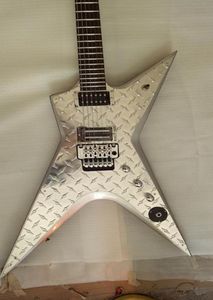 Custom Wash Diamond Plate Stealth USA Electric Guitar Dime 3 Tremolo Bridge China Made Guitars3907972