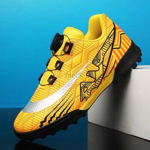 Athletic Outdoor Kids Unisex Football Shoes Soccer Shoes Cleats Non Slip Training Shoes Cleats Outdoor Sport Grass High-quality TF Training Shoes 240407
