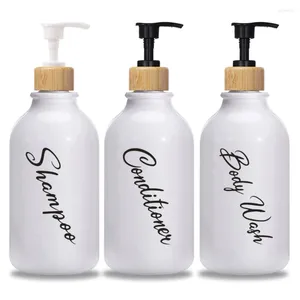 Liquid Soap Dispenser Bath Large-capacity Shampoo Shower Gel Bottle Refillable Pump For Bathroom And Kitchen