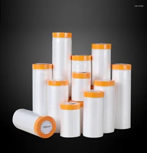 Adesivos de janela 10TiTypes Orange Masking Protetive Film Transparent Furniture Poust Car Cosmetic Decoration Spray Pintura Auto-adesiva
